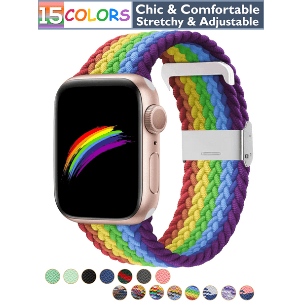 Stretchy Vegan Threads Braided Pride Edition Band