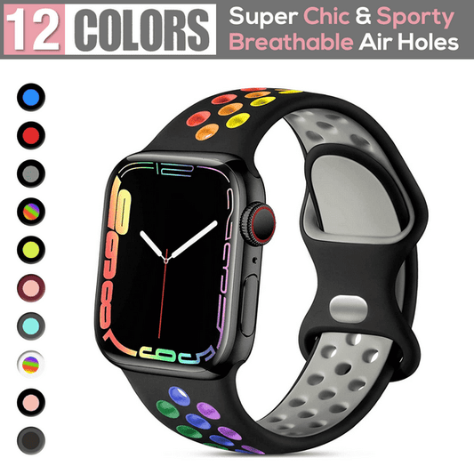 Sport Black/Rainbow Band