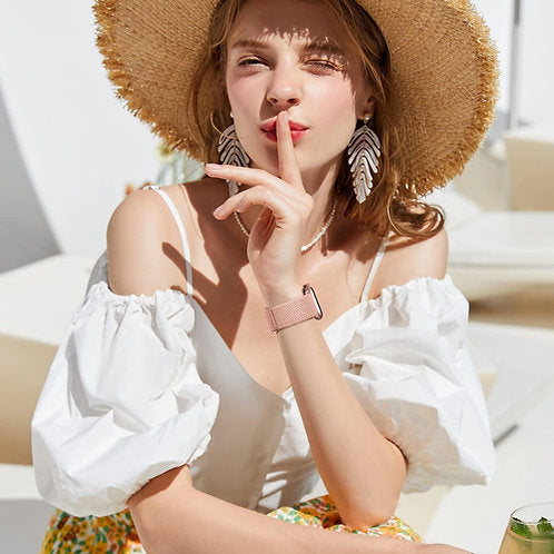 Gray, Black, Forest Green, Space Blue, Linen, Sand (Braided Bands 6 pack)