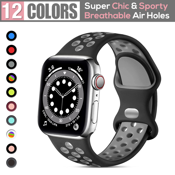 Apple Watch Bands For Women Sport Black/Gray Band